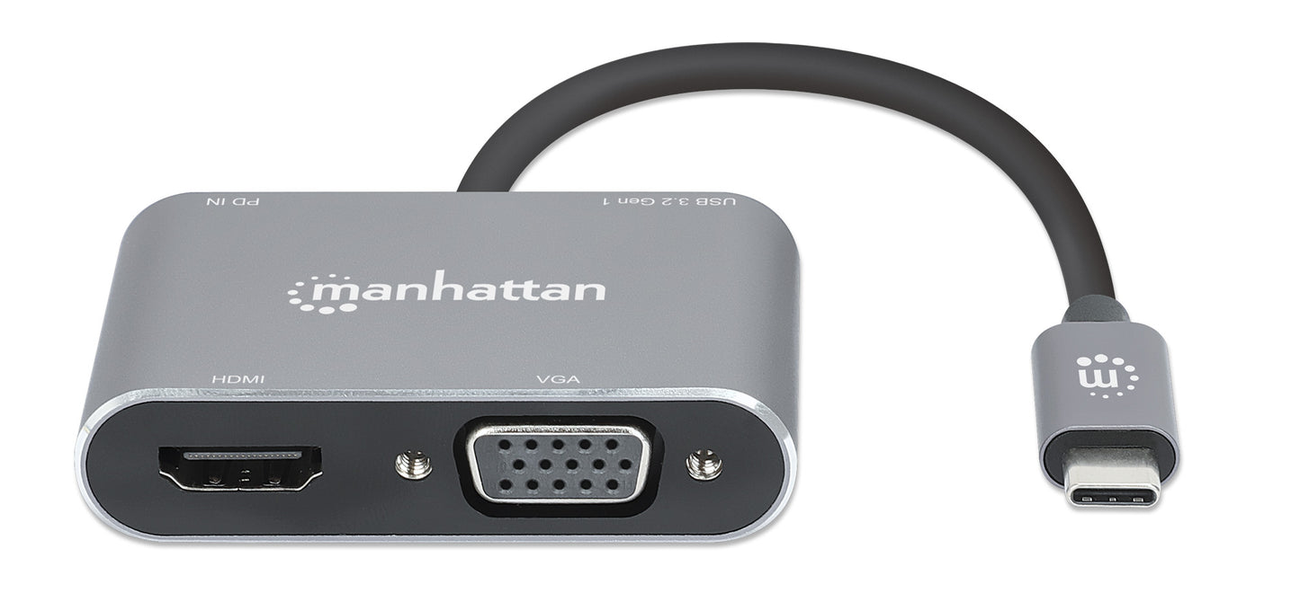 USB-C to HDMI & VGA 4-in-1 Docking Converter with Power Delivery Image 4