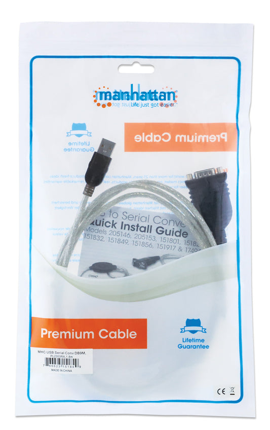 USB-A to Serial Converter, 1.8 m (6 ft.) Packaging Image 2