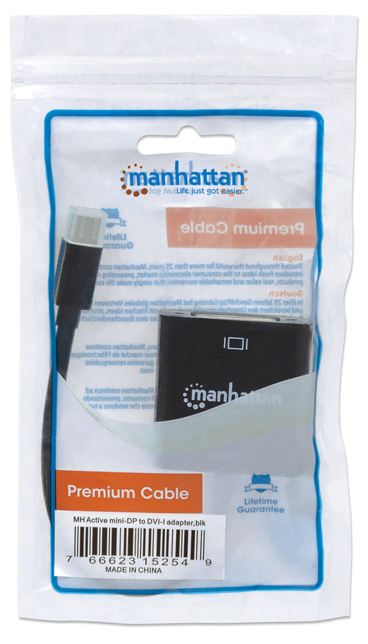 Active Mini DisplayPort to DVI-I Adapter Packaging Image 2