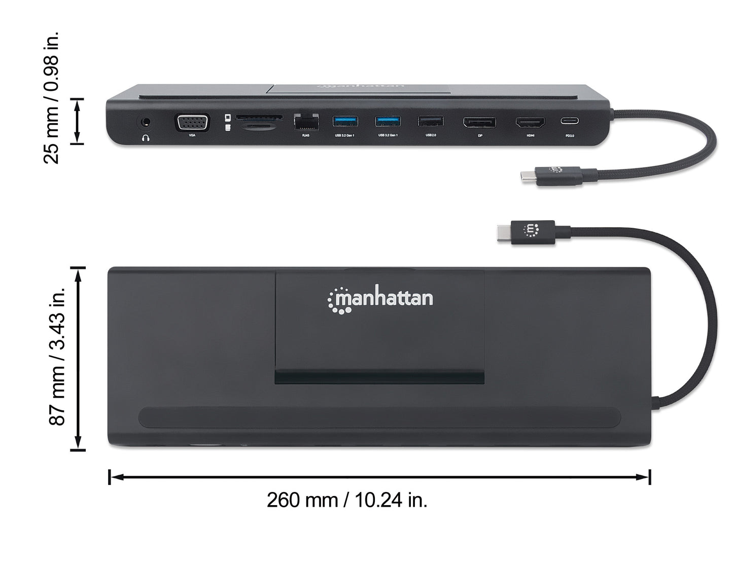 USB-C 11-in-1 Triple-Monitor Docking Station with MST Image 11