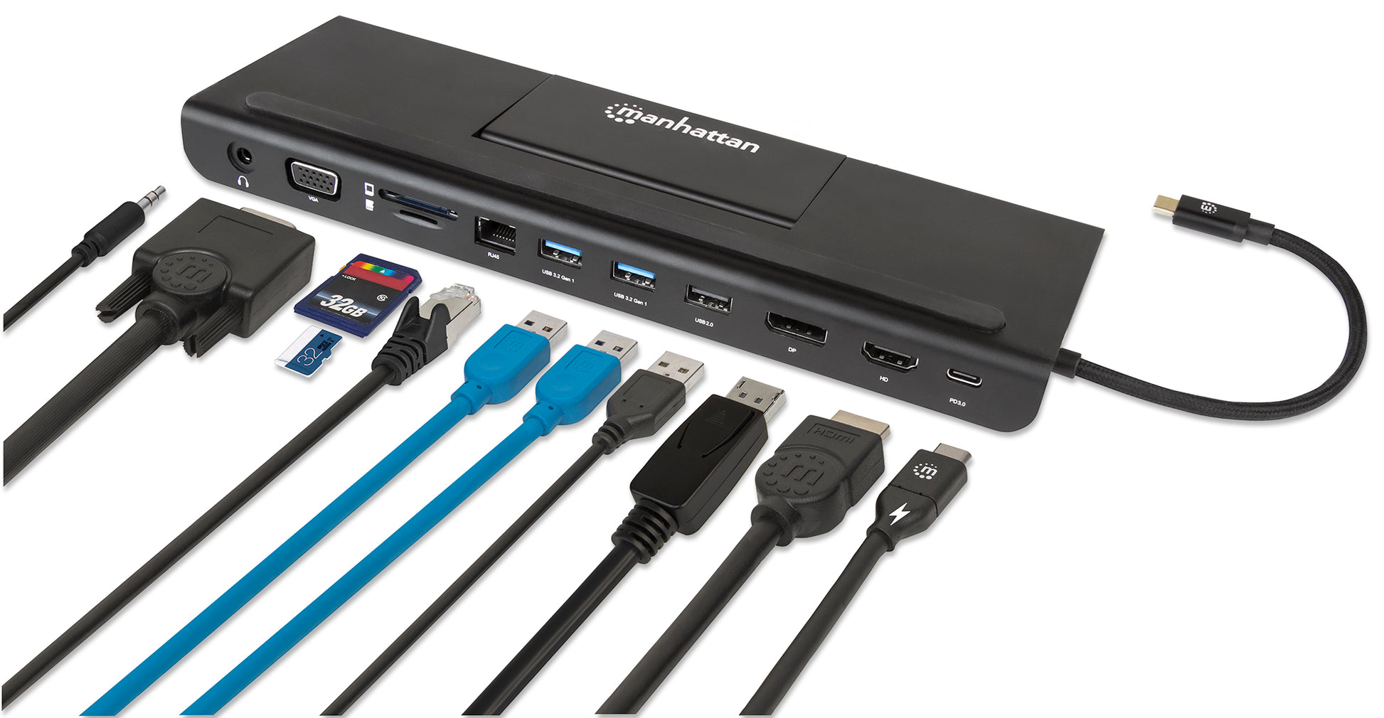 USB-C 11-in-1 Triple-Monitor Docking Station with MST Image 8