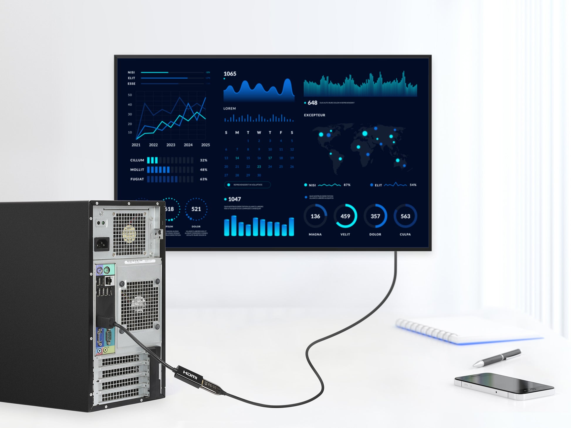 4K@60Hz Active DisplayPort to HDMI Adapter Image 7