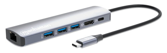 USB-C PD 6-in-1 4K Docking Station / Multiport Hub Image 1