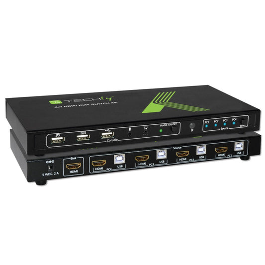 4-Port HDMI KVM Switch 4K@30Hz Image 1