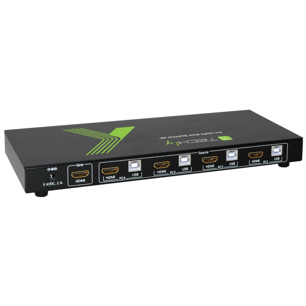 4-Port HDMI KVM Switch 4K@30Hz Image 3