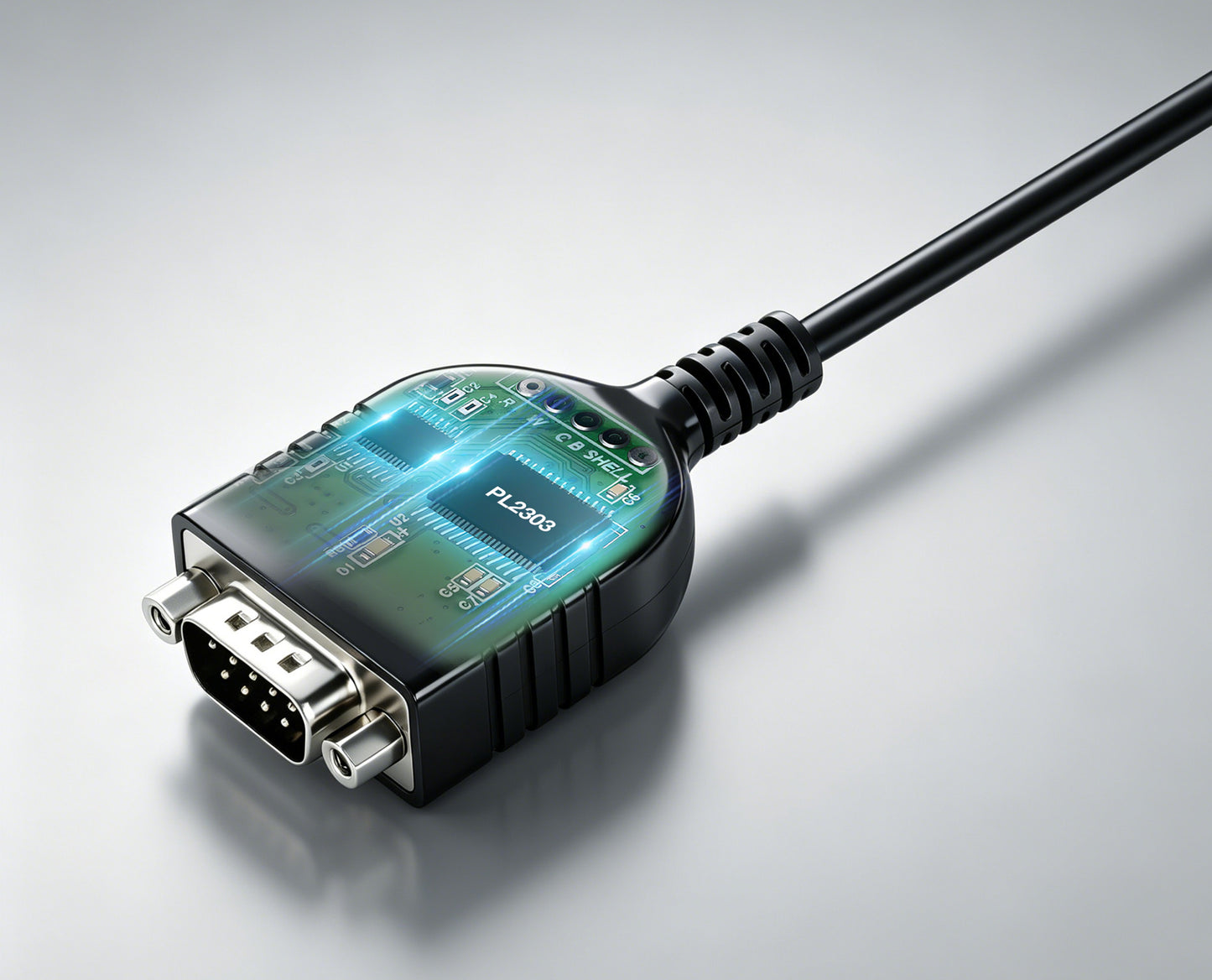 USB-C to Serial DB9 / RS232 Adapter Cable, 1 m (3 ft.) Image 4