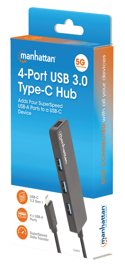 4-Port USB 3.0 Type-C Hub Packaging Image 2