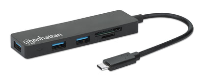 3-Port USB 3.0 Type-C Hub with Card Reader Image 3
