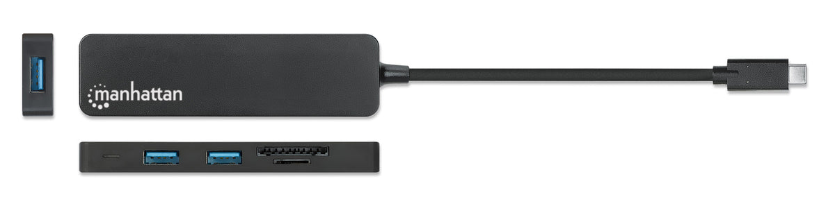 3-Port USB 3.0 Type-C Hub with Card Reader Image 6