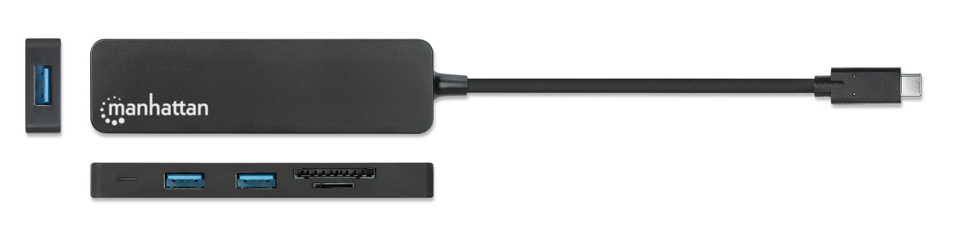 3-Port USB 3.0 Type-C Hub with Card Reader Image 6