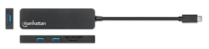 3-Port USB 3.0 Type-C Hub with Card Reader Image 6