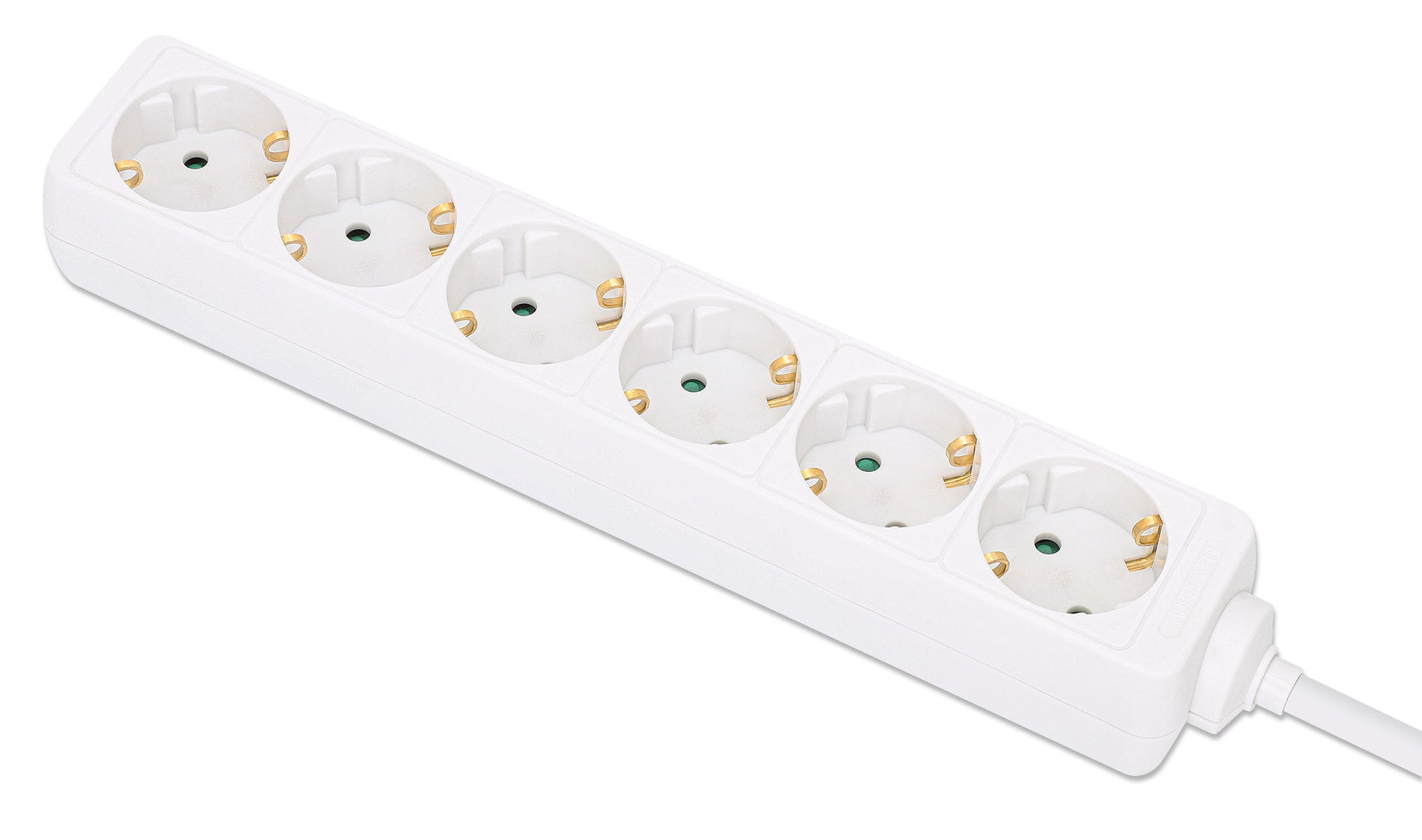 EU Power Strip with 6 Outlets Image 1