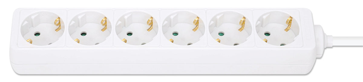 EU Power Strip with 6 Outlets Image 4