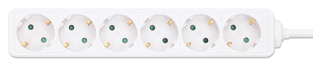 EU Power Strip with 6 Outlets Image 5