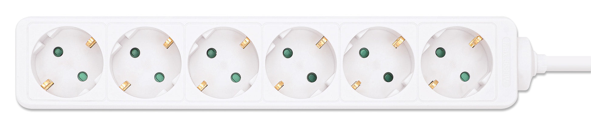 EU Power Strip with 6 Outlets Image 5