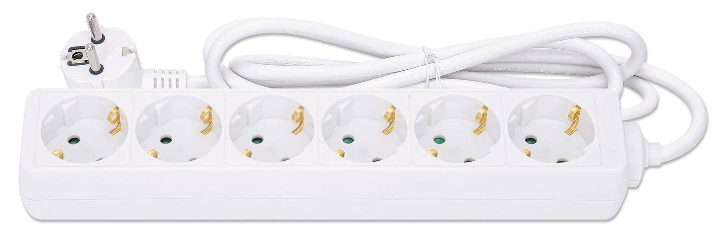 EU Power Strip with 6 Outlets Image 6