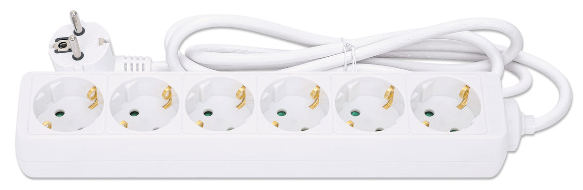 EU Power Strip with 6 Outlets Image 6
