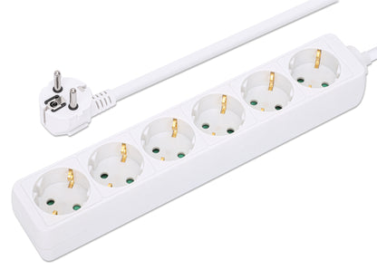 EU Power Strip with 6 Outlets Image 7