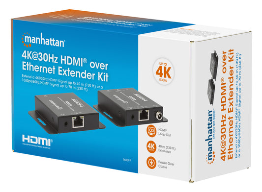 4K@30Hz HDMI over Ethernet Extender Kit Packaging Image 2