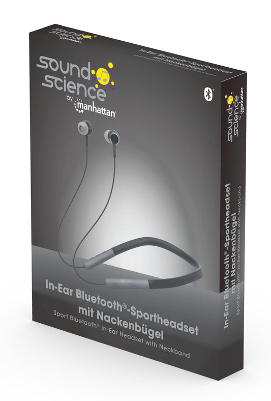 Sound Science Sport Bluetooth® In-Ear Headset with Neckband Packaging Image 2