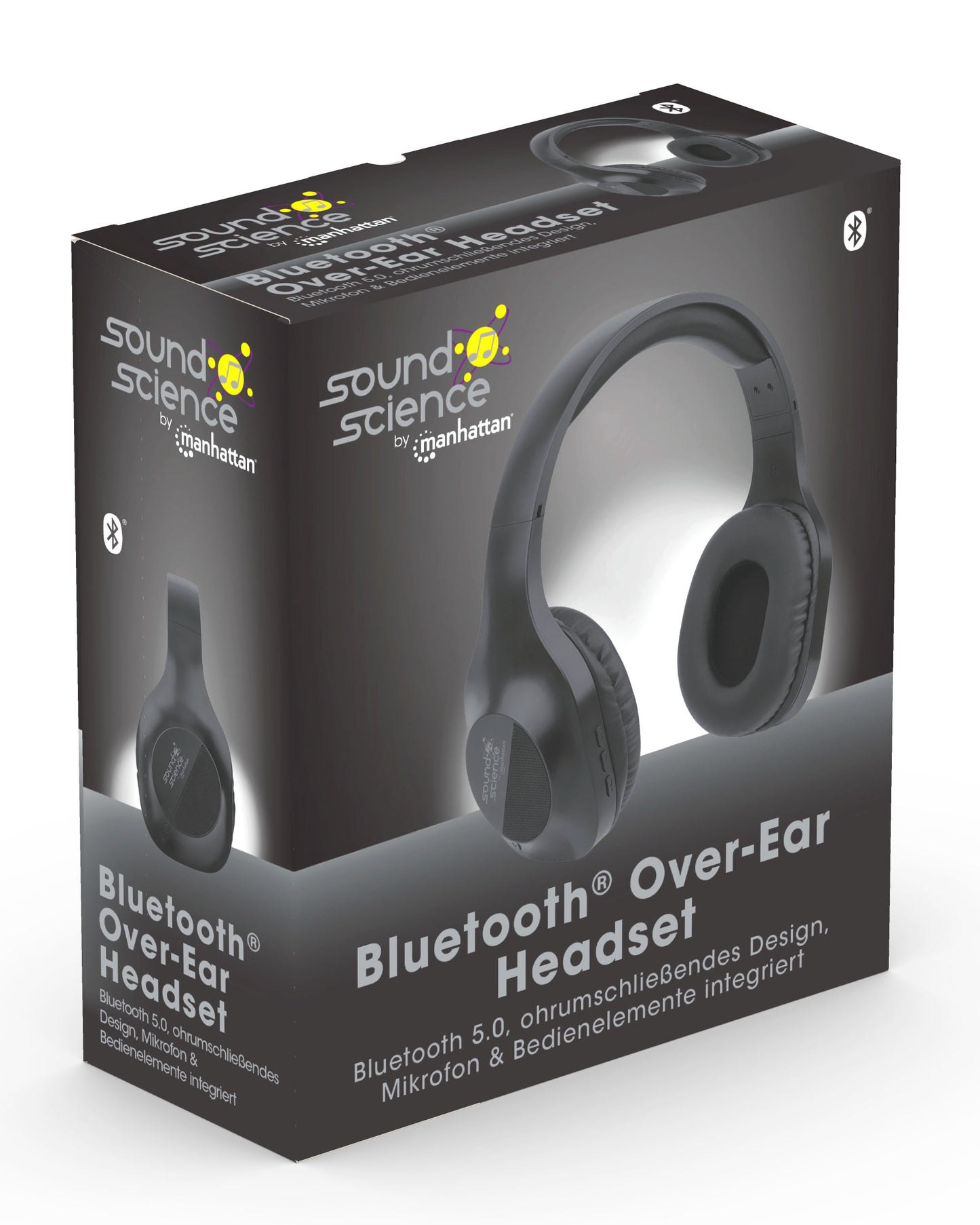 Sound Science Bluetooth® Over-Ear Headset Packaging Image 2