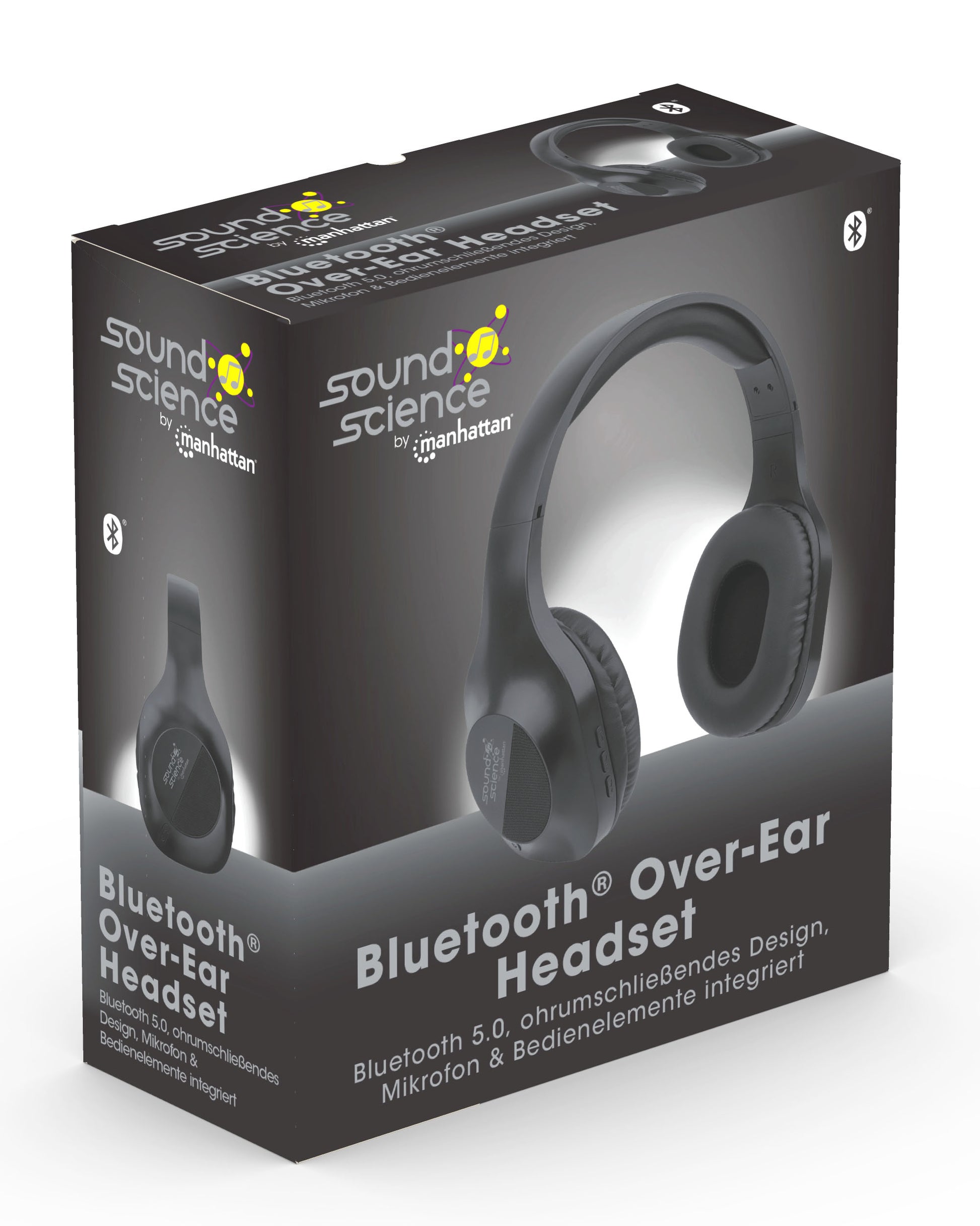 Sound Science Bluetooth® Over-Ear Headset Packaging Image 2