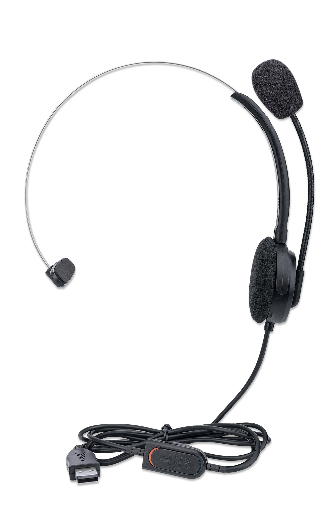 Mono USB Headset, On-Ear, Retail Box Packaging Image 7