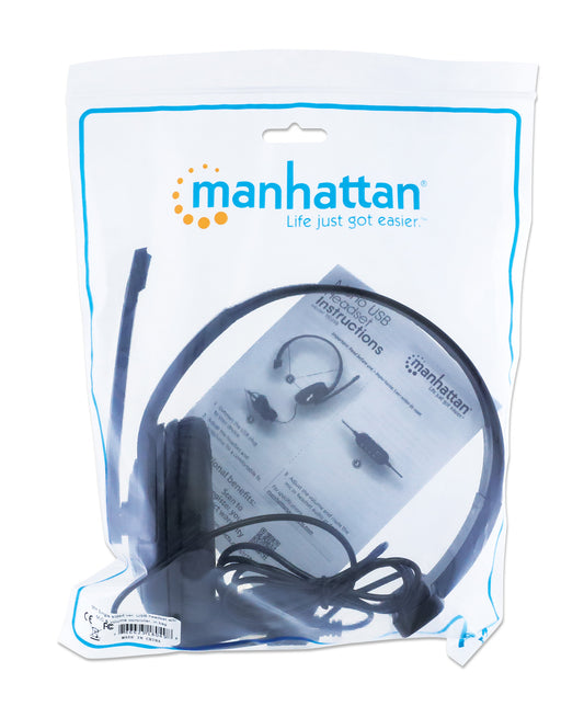 Mono USB Headset, Over-Ear, Polybag Packaging Packaging Image 2