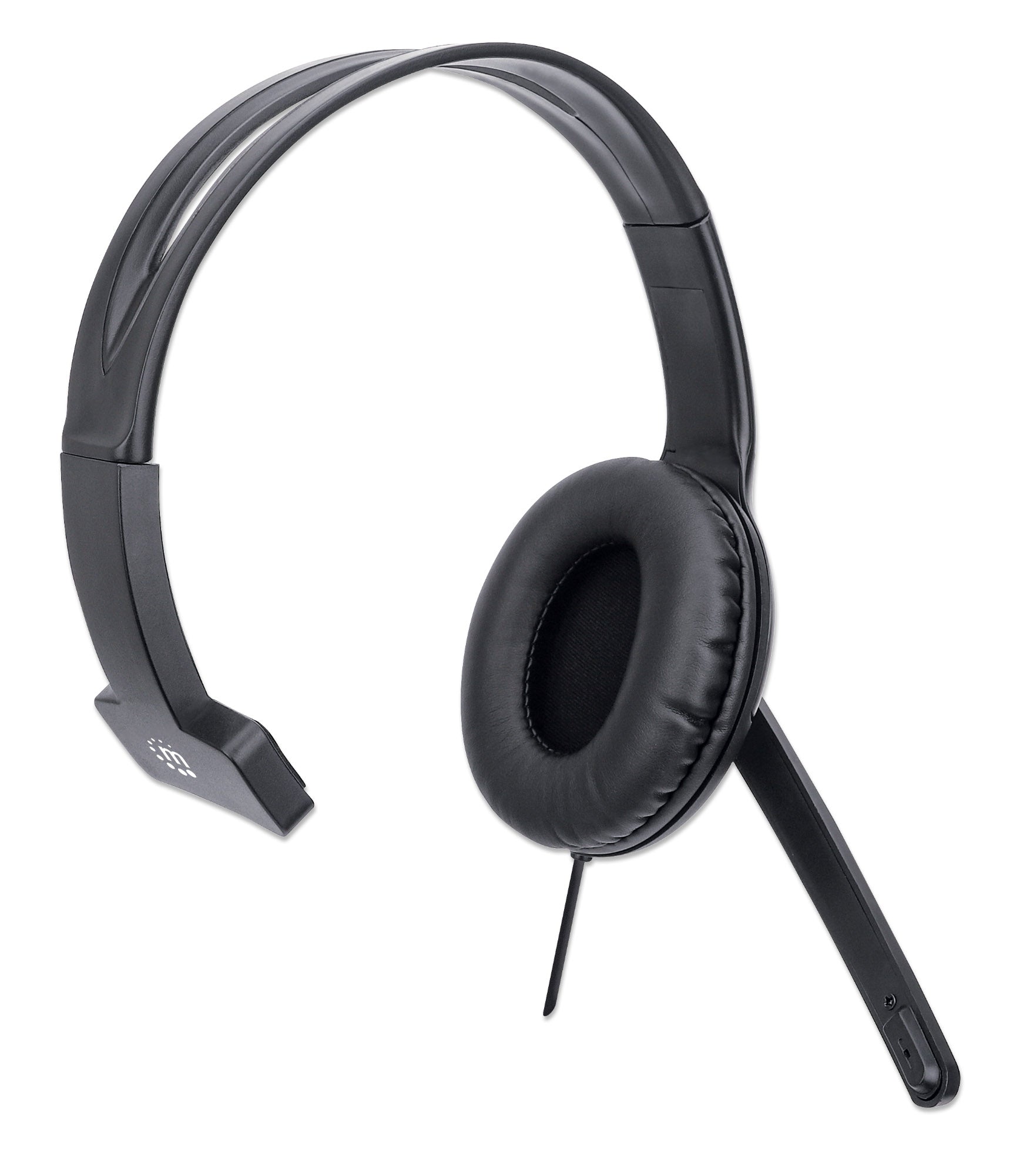 Mono USB Headset, Over-Ear, Polybag Packaging Image 3