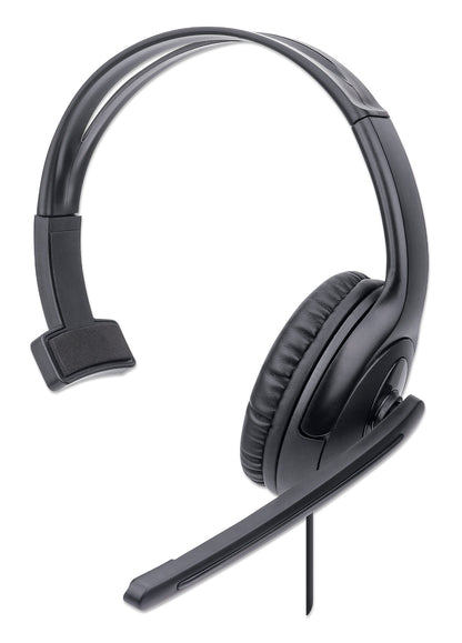 Mono USB Headset, Over-Ear, Polybag Packaging Image 1