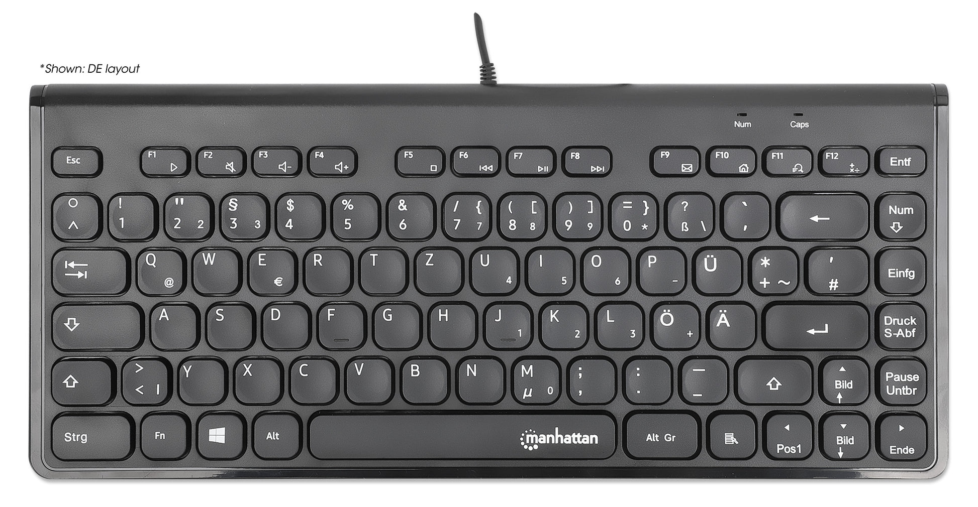 Slim Wired USB Mini Keyboard Image 13