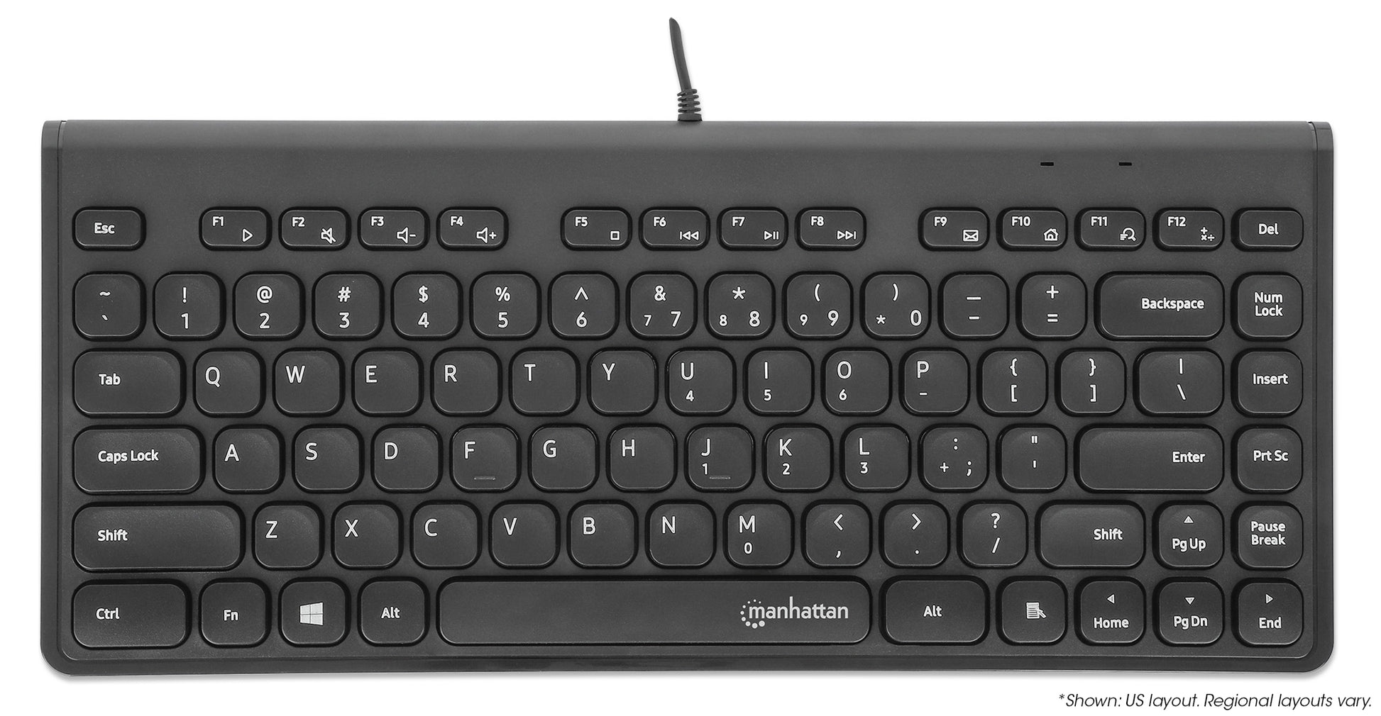 Slim Wired USB Mini Keyboard Image 8