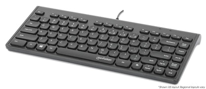 Slim Wired USB Mini Keyboard Image 1