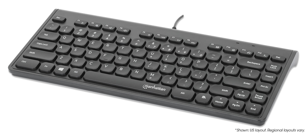 Slim Wired USB Mini Keyboard Image 1
