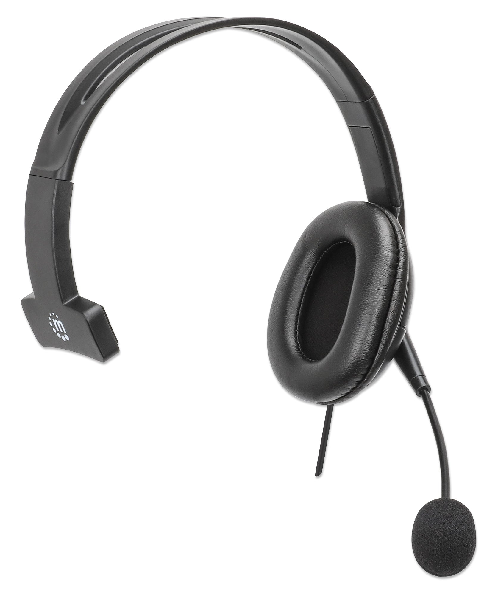 Mono USB Headset, Over-Ear, with Reversible Microphone Image 3