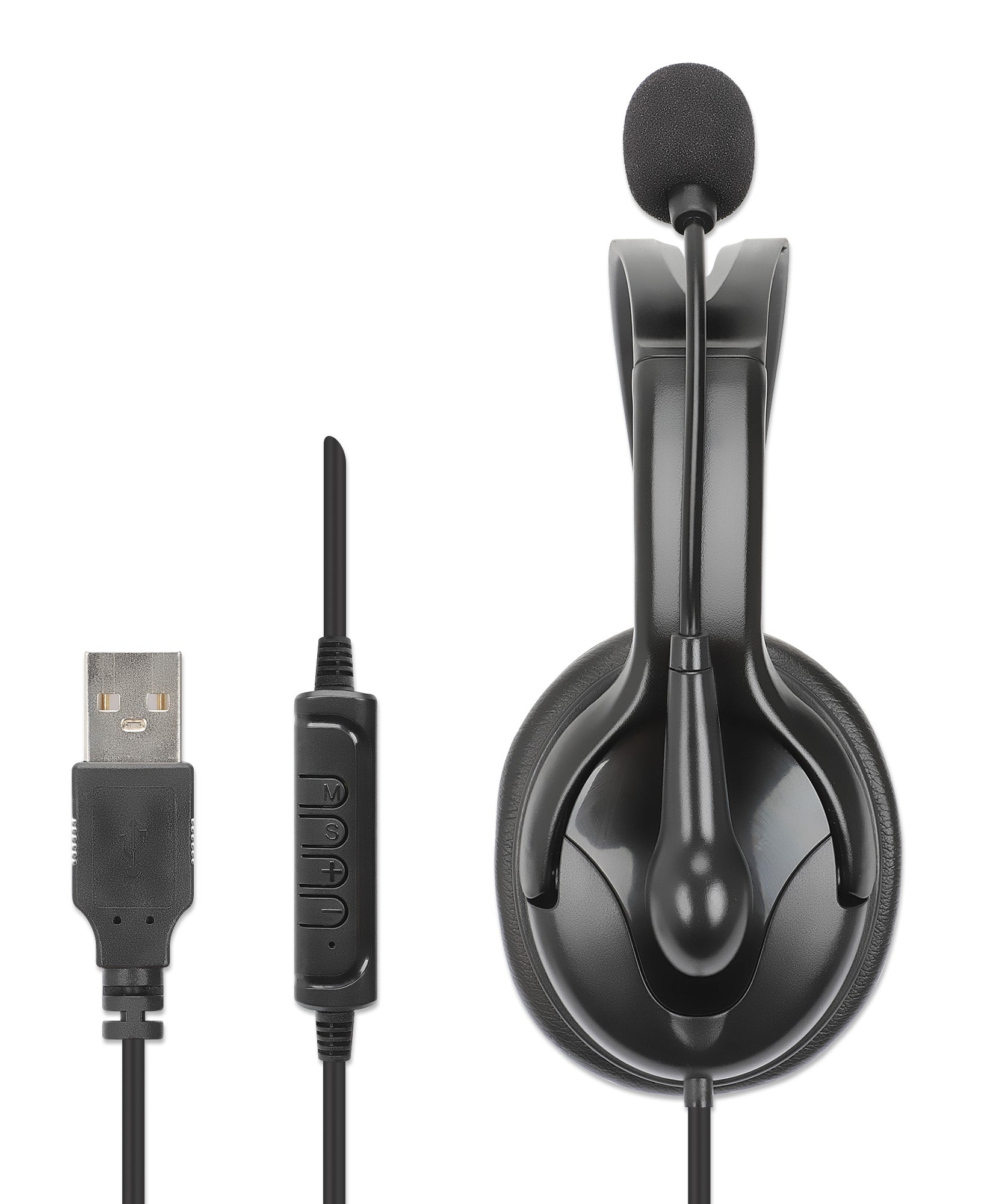 Mono USB Headset, Over-Ear, with Reversible Microphone Image 8
