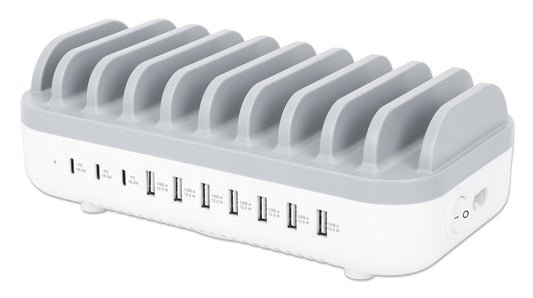 10-Port USB Power Delivery Charging Station - 120 W Image 1