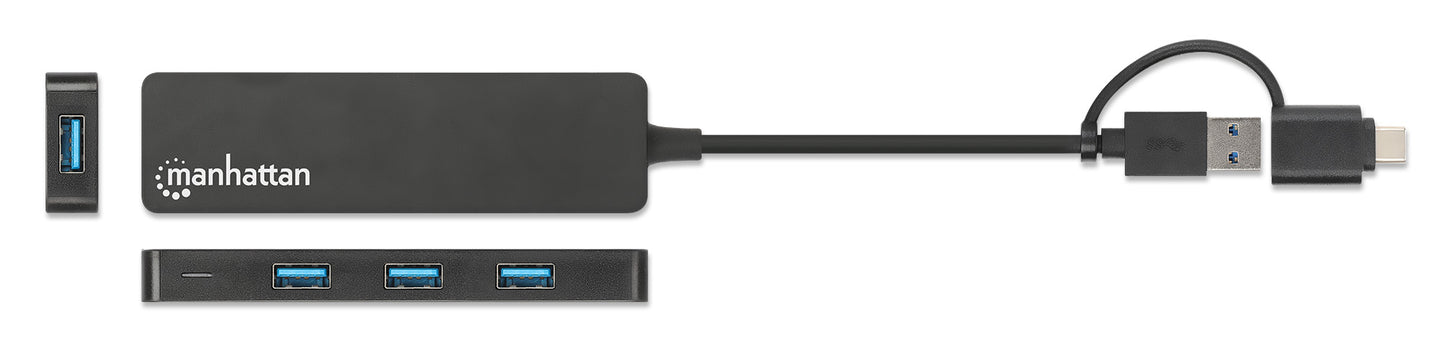 4-Port USB 3.0 Type-C / Type-A Combo Hub Image 5