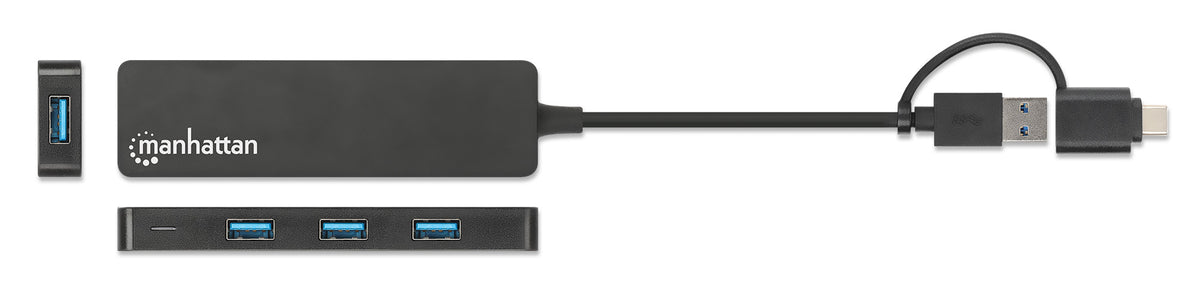 4-Port USB 3.0 Type-C / Type-A Combo Hub Image 5