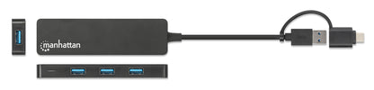4-Port USB 3.0 Type-C / Type-A Combo Hub Image 5