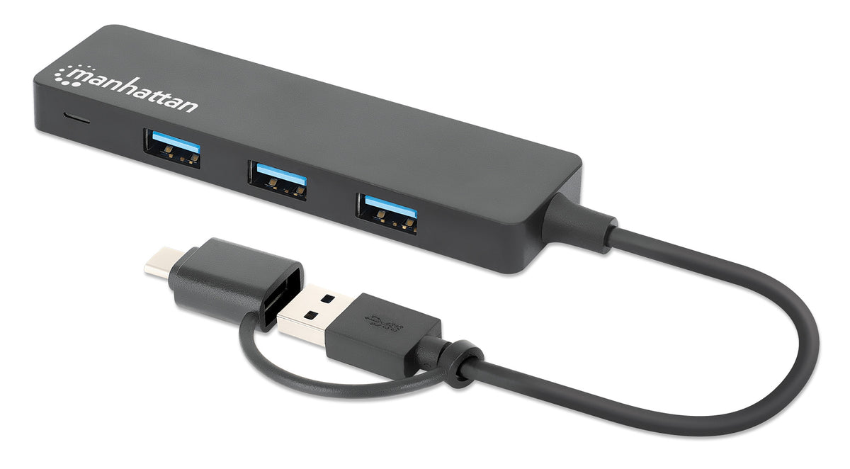 4-Port USB 3.0 Type-C / Type-A Combo Hub Image 1