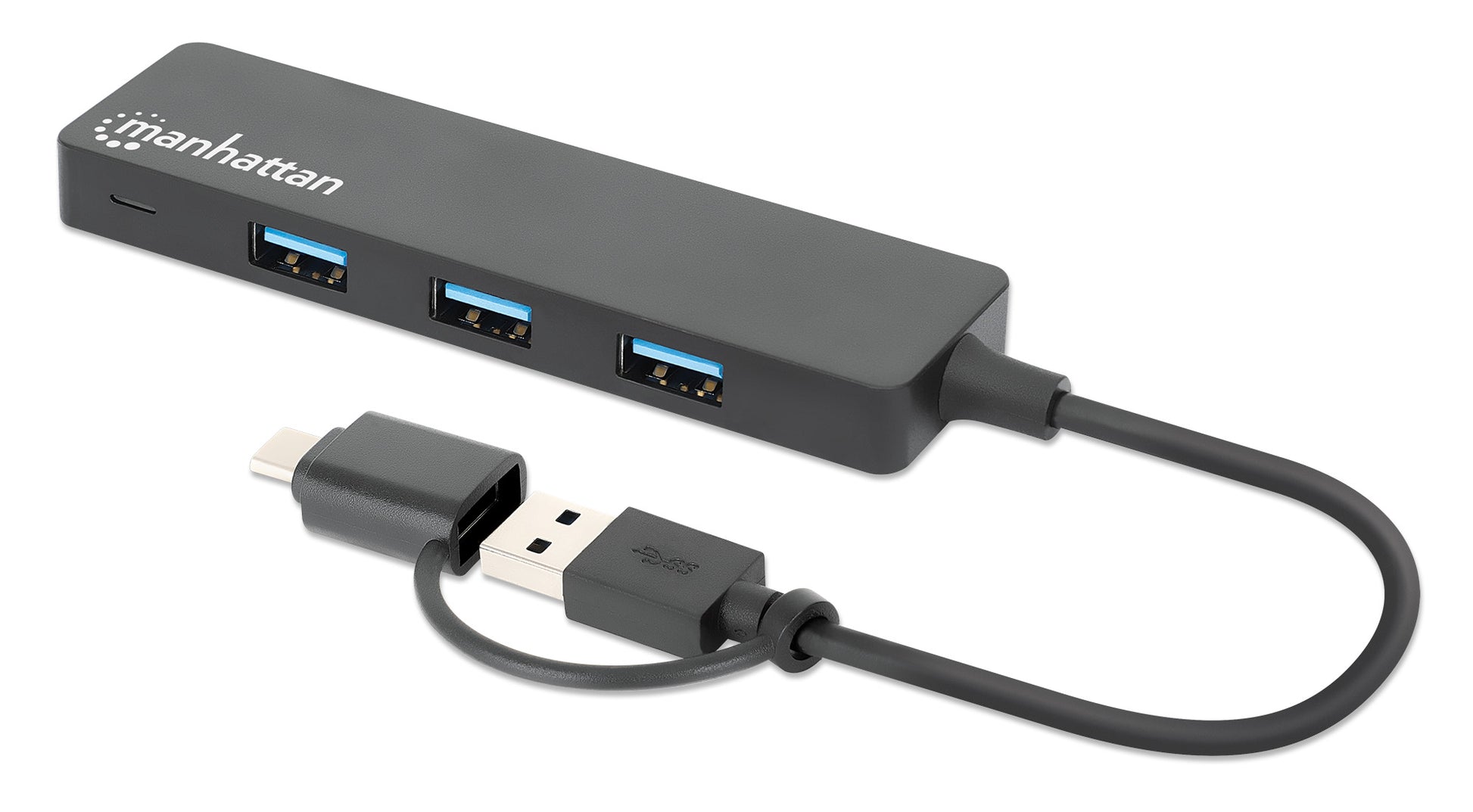 4-Port USB 3.0 Type-C / Type-A Combo Hub Image 1