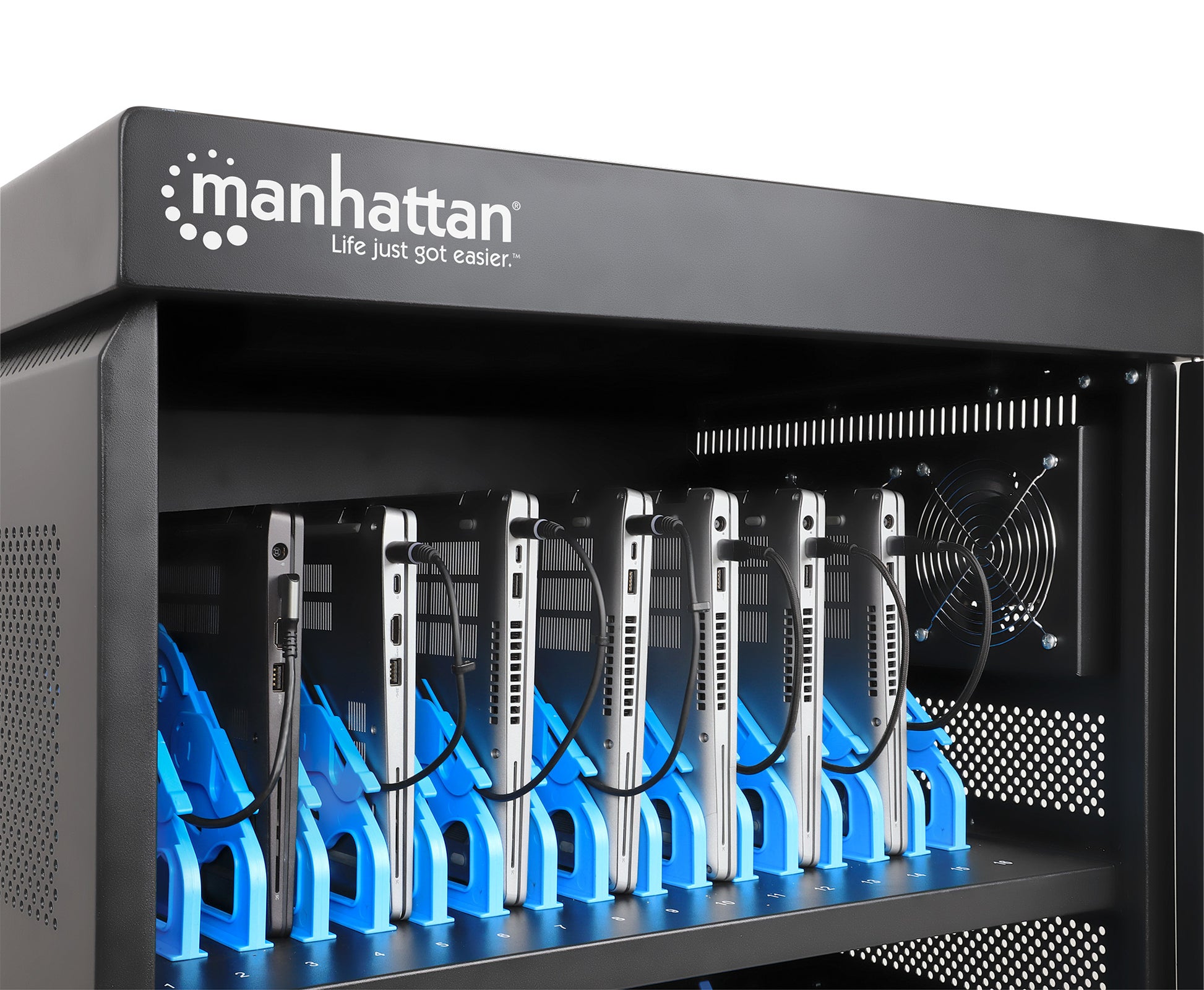 EU 32-Port AC Charging Cart Image 12