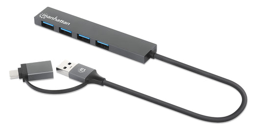 4-Port USB 3.0 Type-C / Type-A Combo Hub Image 1