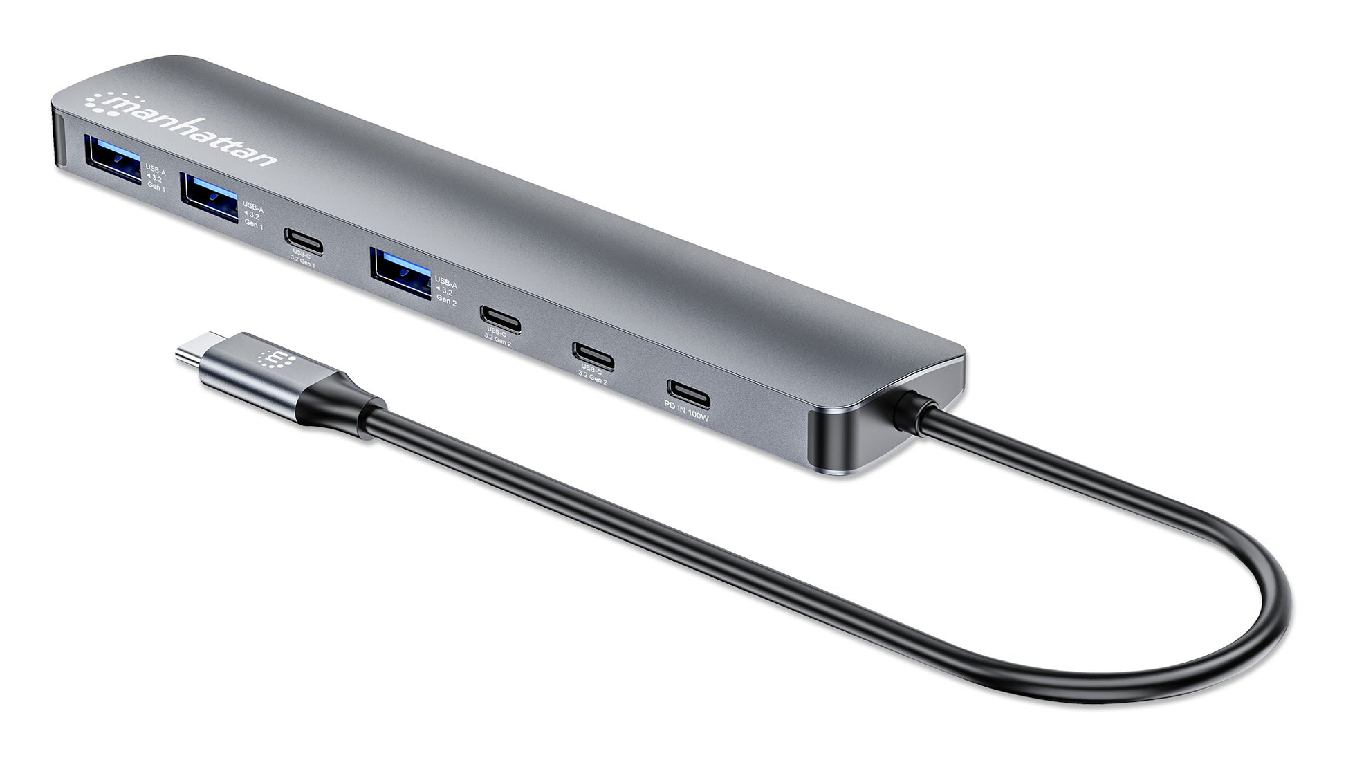 7-Port 10G/5G USB-C / USB-A Hub 4+3 with Power Delivery Image 3