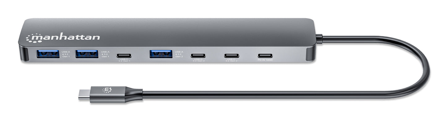7-Port 10G/5G USB-C / USB-A Hub 4+3 with Power Delivery Image 5