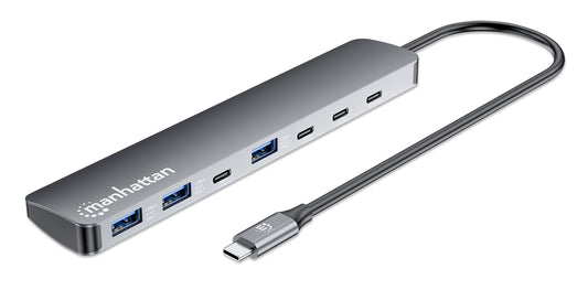 7-Port 10G/5G USB-C / USB-A Hub 4+3 with Power Delivery Image 1