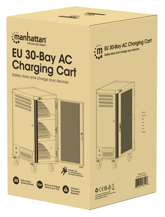 EU 30-Bay AC Charging Cart Packaging Image 2