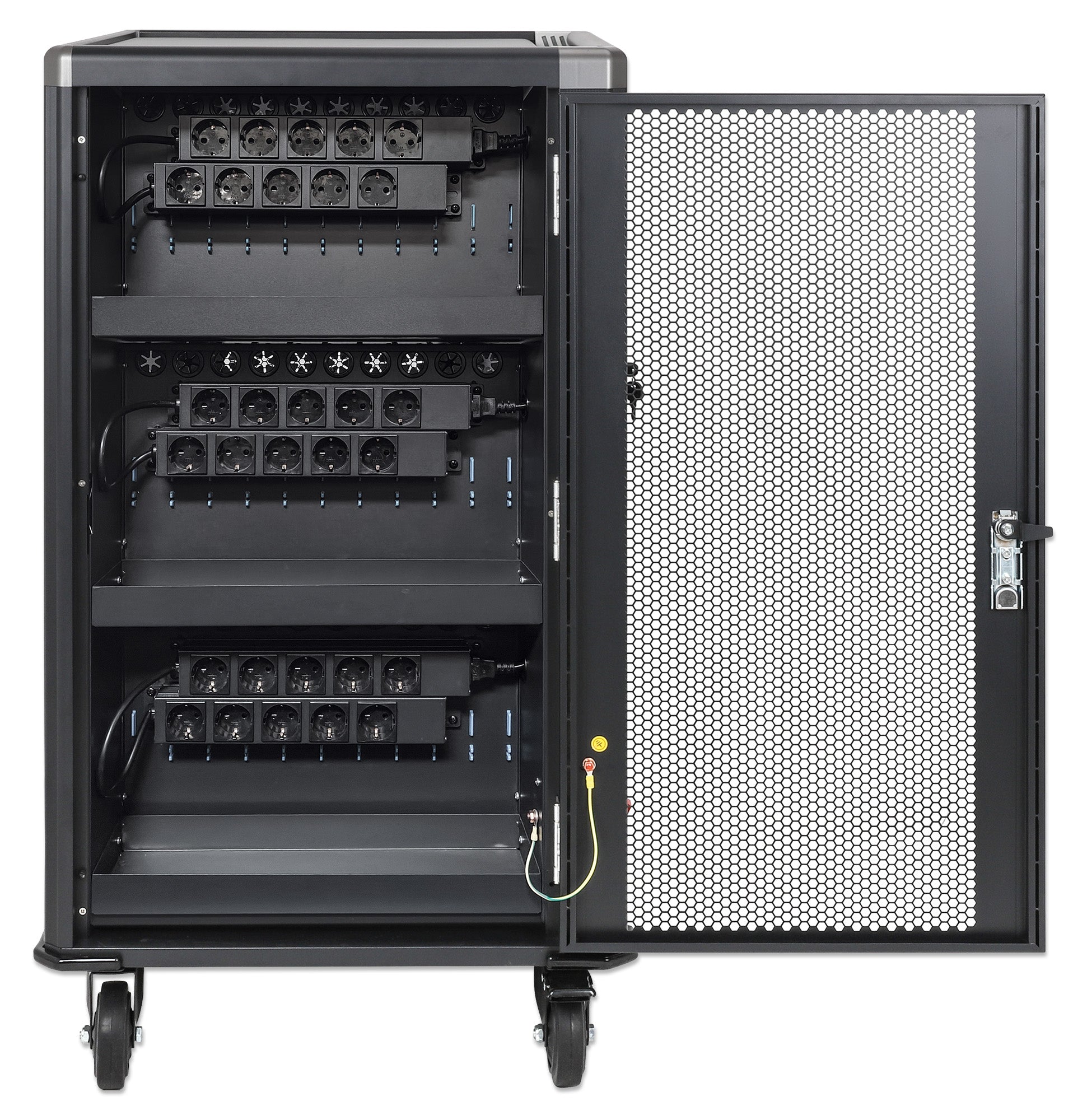 EU 30-Bay AC Charging Cart Image 11