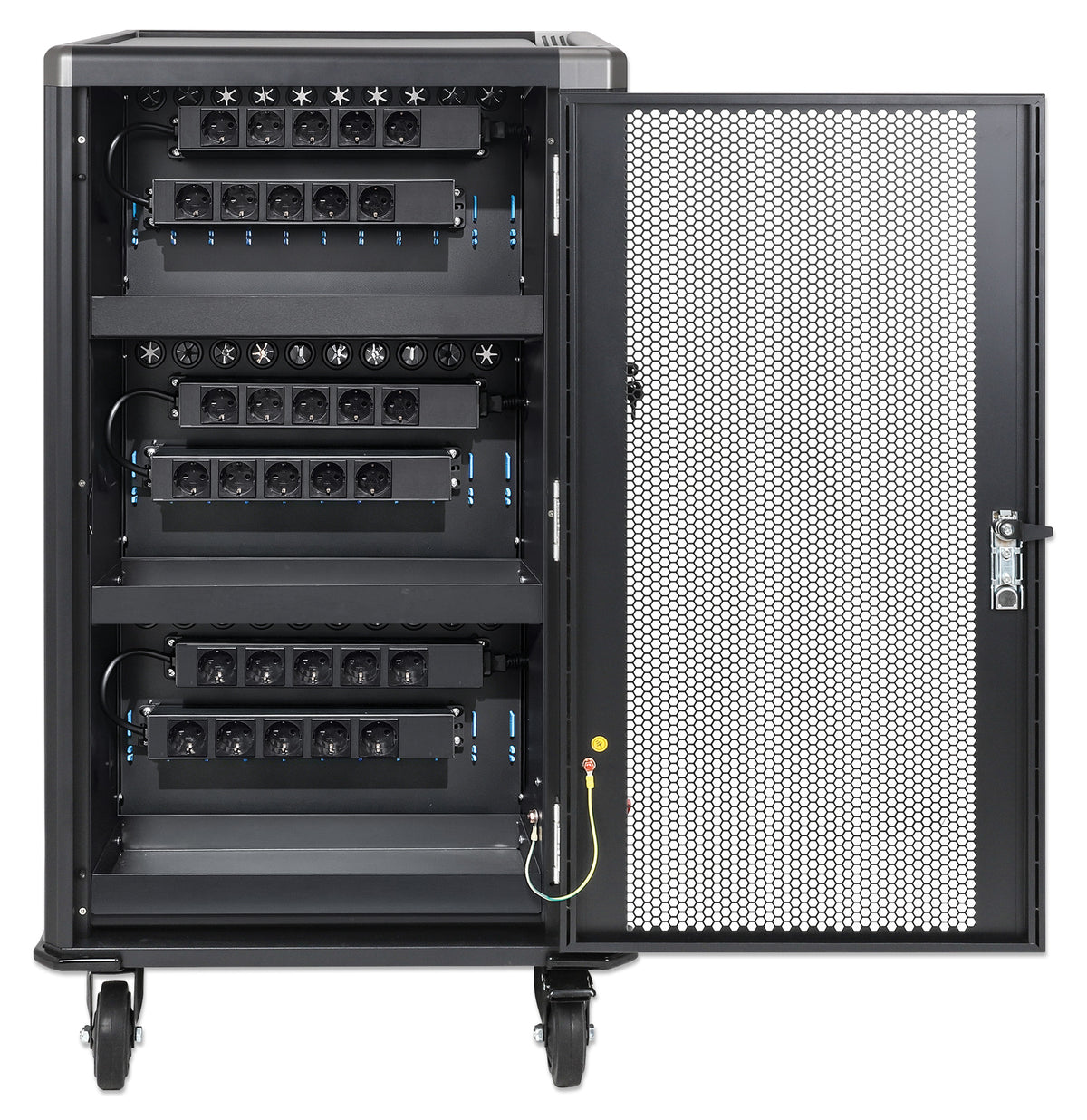 EU 30-Bay AC Charging Cart Image 11